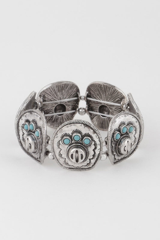 ASTOR Vintage Stone Plate Bracelet | Heirloom BYMANYC ® New York Style-0