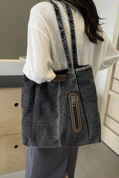 Bolso de mezclilla mediano