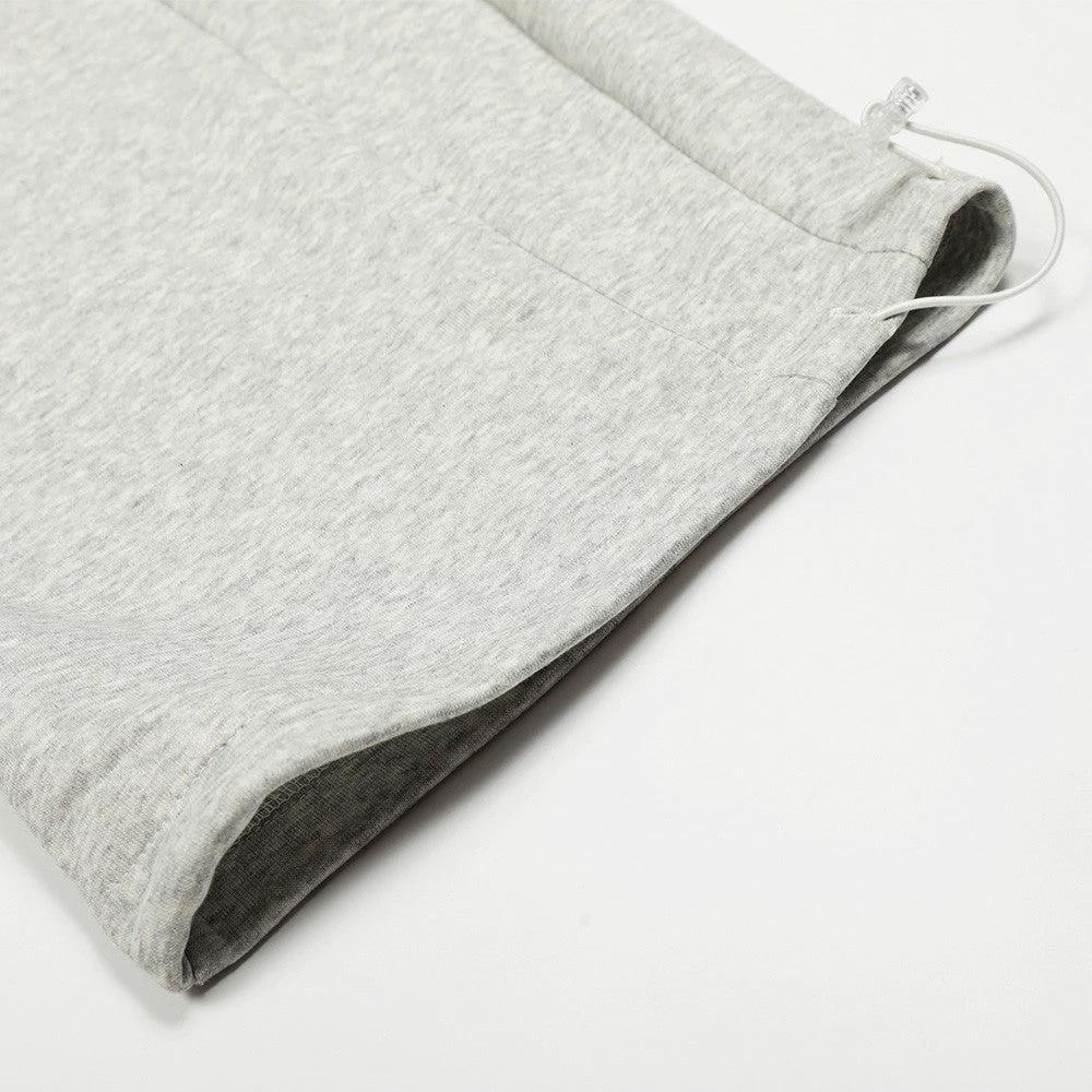Sanskrit Letter Printed Silhouette Curved Knife Casual Pants by eprolo