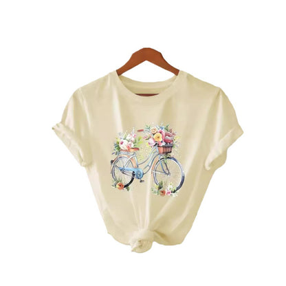 Pattern printed T-shirt