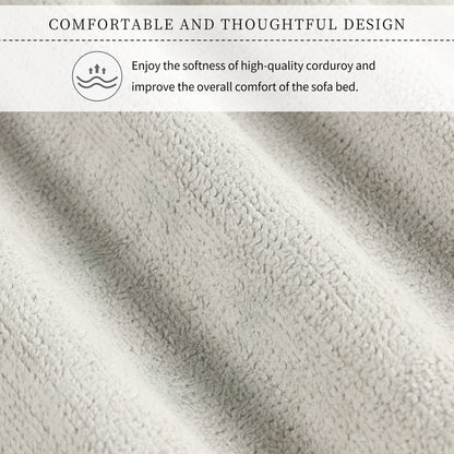 Sofá cama convertible de cojín blando, para que dos personas se sienten