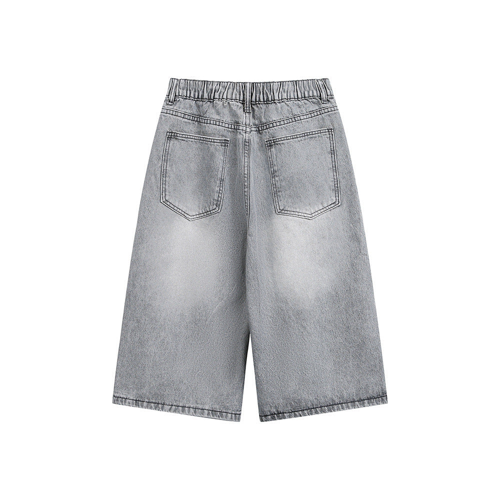 Faire un Pantalon Court en Jean Délavé Style Vintage