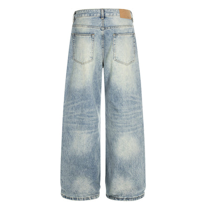 Polish White Washed Denim Pants