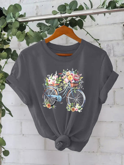 Pattern printed T-shirt