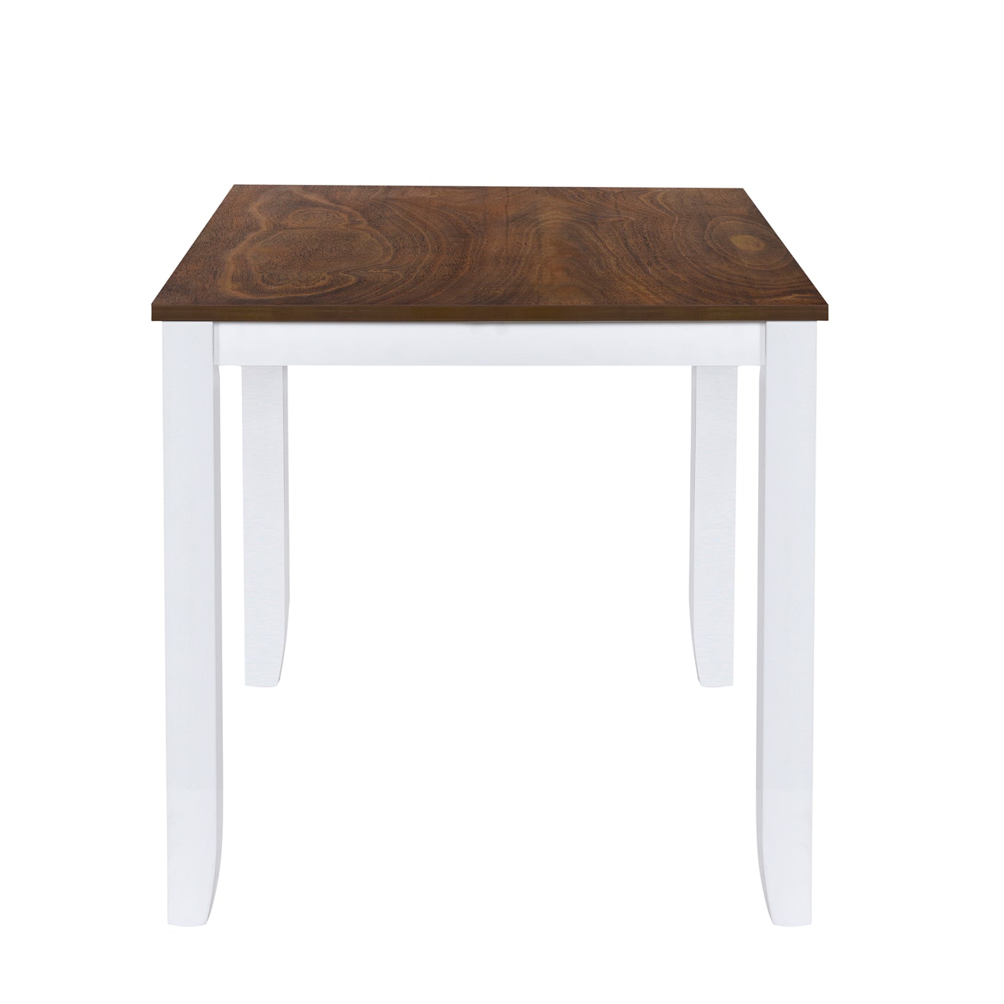 Ensemble de salle à manger 5 pièces en bois rustique minimaliste