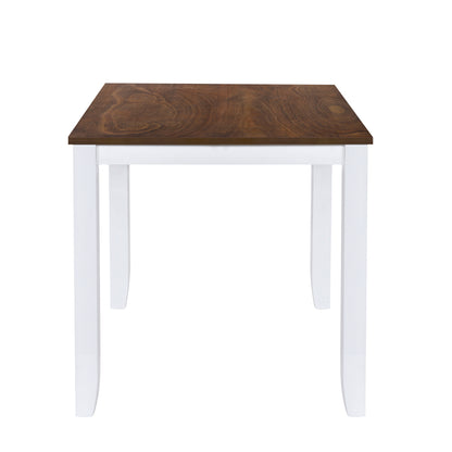 Ensemble de salle à manger 5 pièces en bois rustique minimaliste