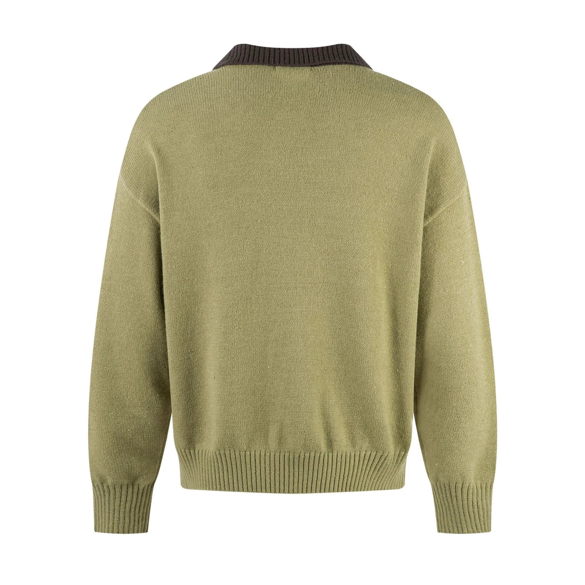 Seagull Collar Cat Jacquard Sweater for Men by eprolo