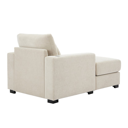 Tumbona oversized de 100.8 cm Sofá-diván de estilo moderno