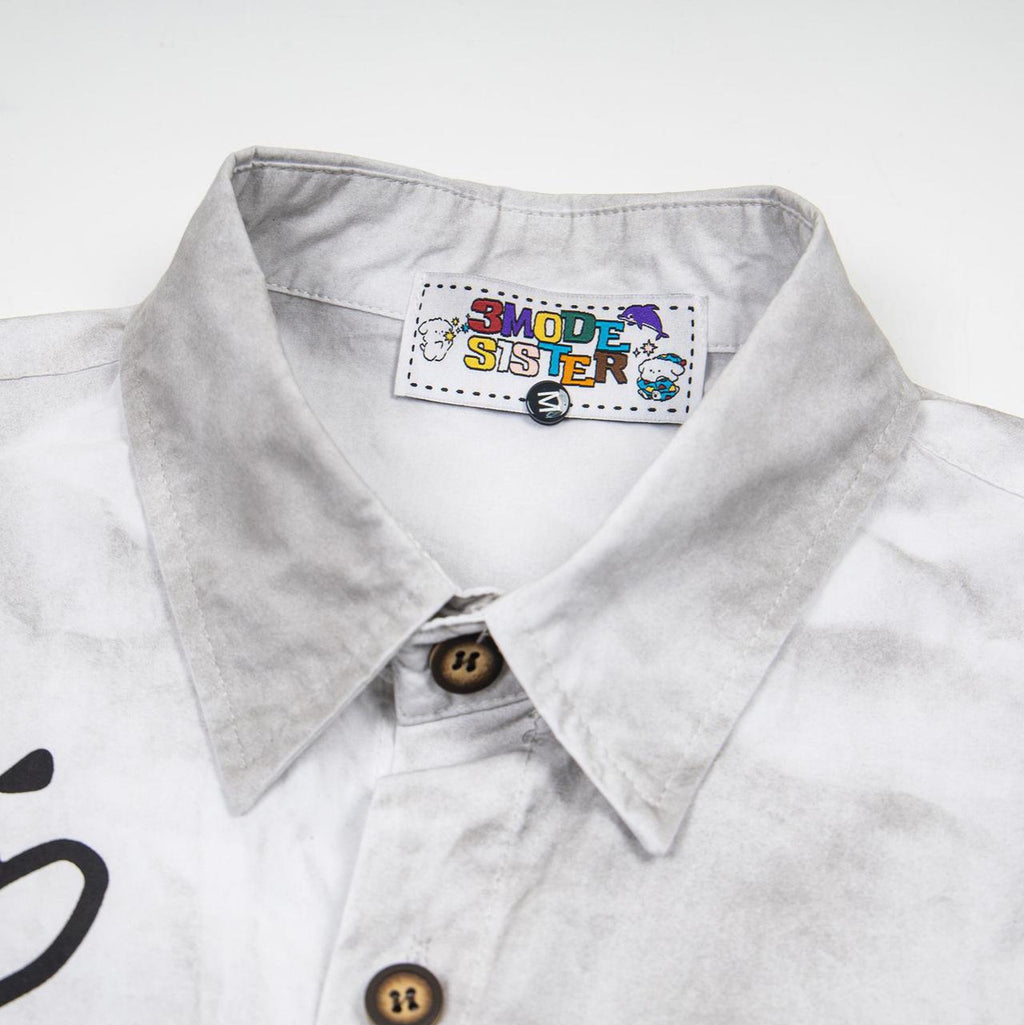 Chiot graffiti sale fabriquant une vieille chemise
