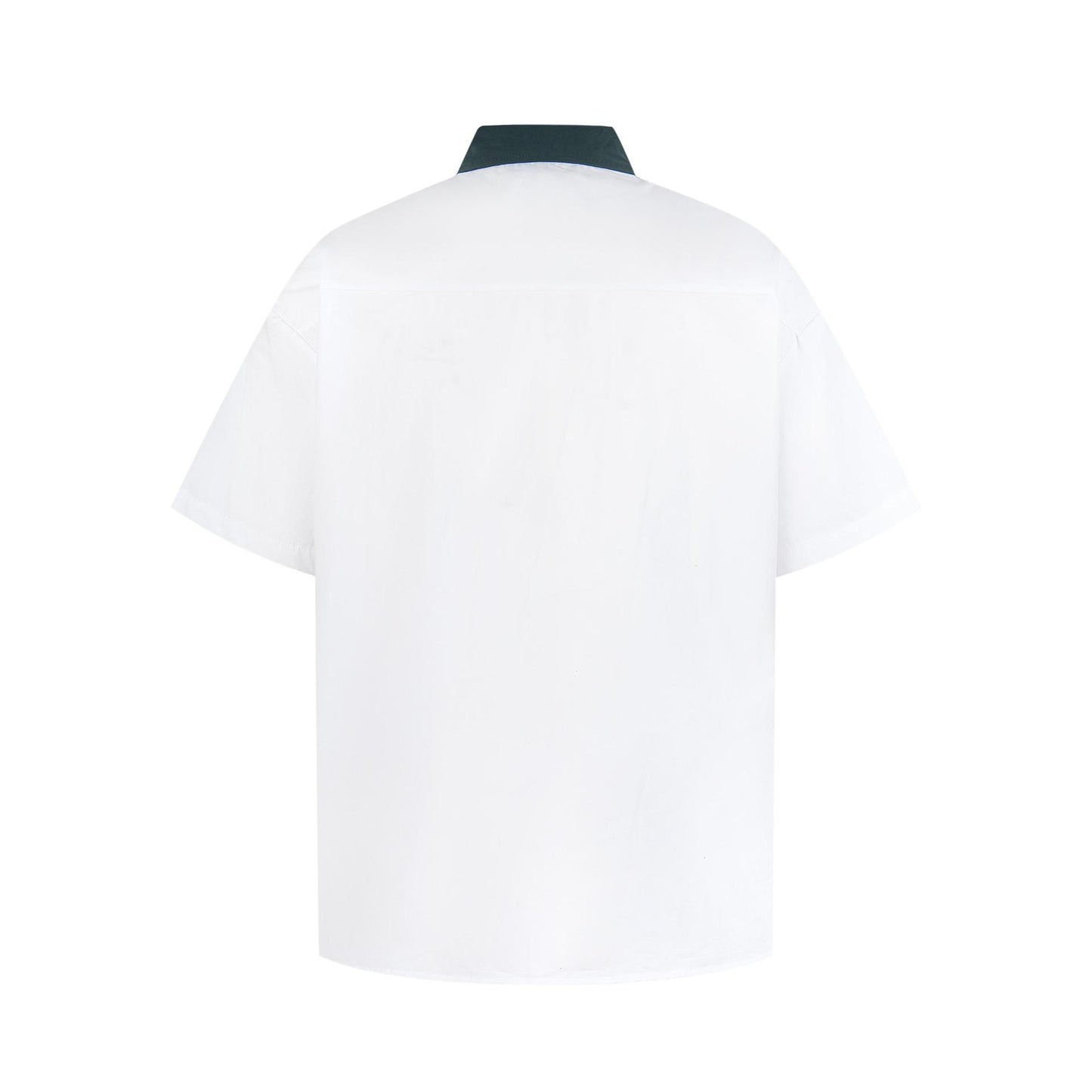 Spotted puppy cat embroidered short sleeved shirt