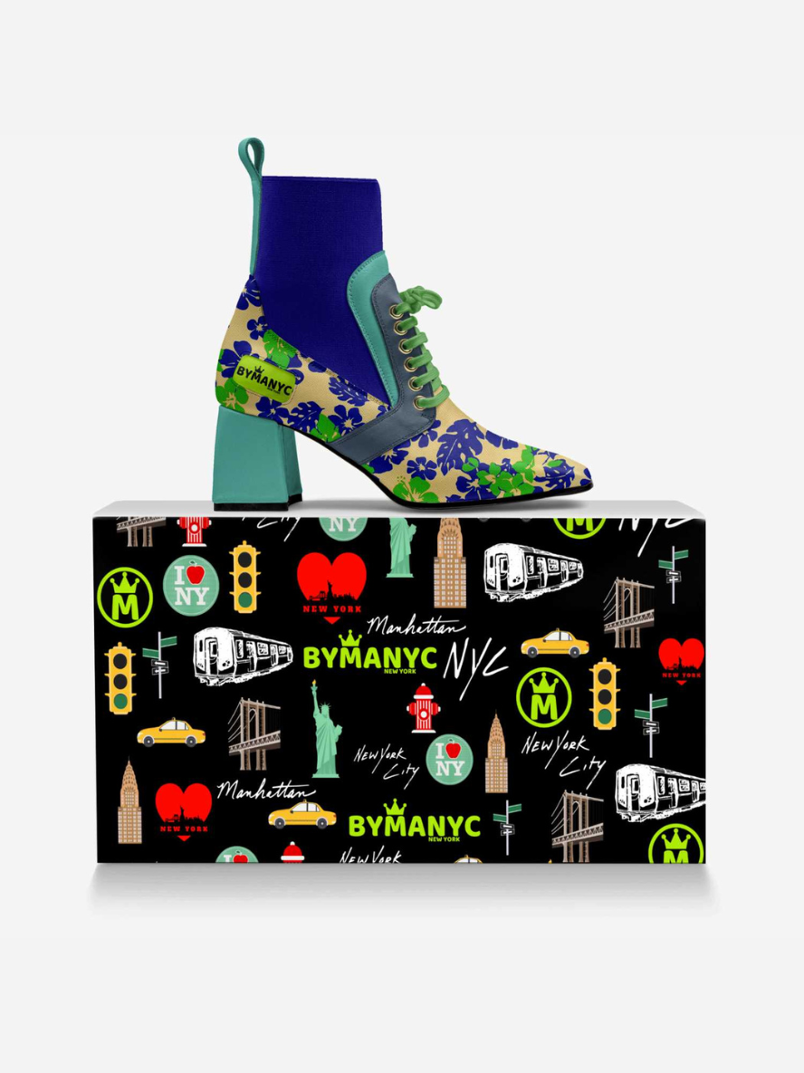 BYMANYC ® NYC Times Square Pulse: Vegan Women's Booties of Intense Luxury-3
