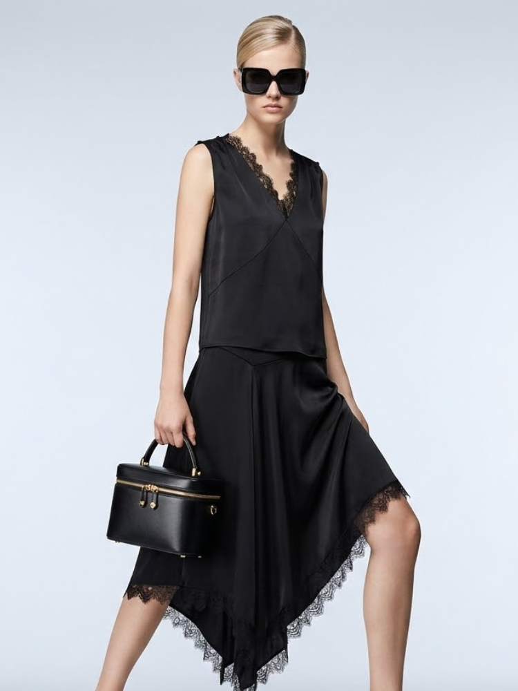 Black TRIBECA Lingerie Set Prêt-à-Porter BYMANYC ® New York-1