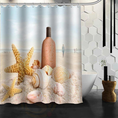 Waterproof Shower Curtain Bathroom Curtain Beach Spa Shower Curtain by eprolo