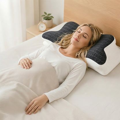Almohada viscoelástica de espuma con memoria refrescante