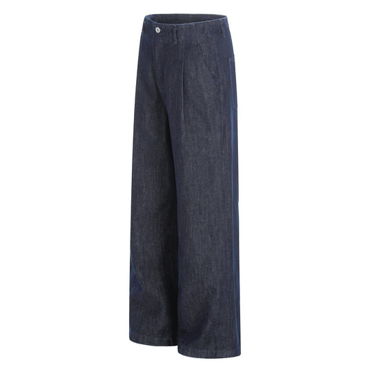 Pantalones de mezclilla de pierna ancha