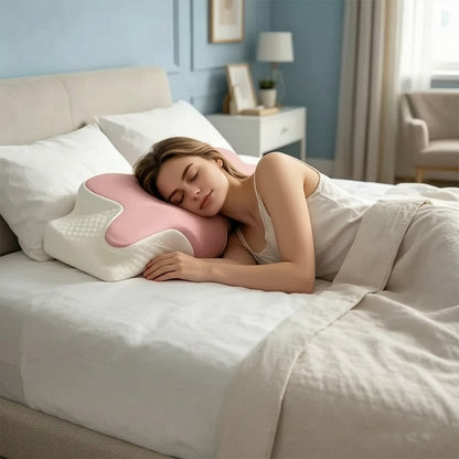 Almohada viscoelástica de espuma con memoria refrescante