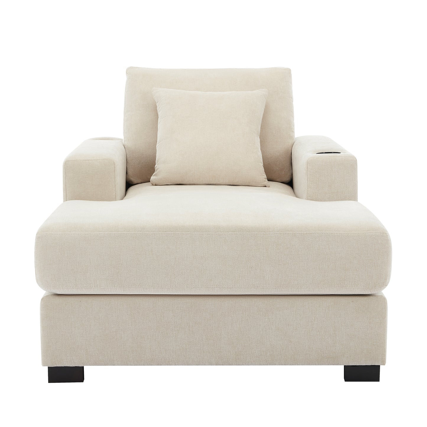 Tumbona oversized de 100.8 cm Sofá-diván de estilo moderno
