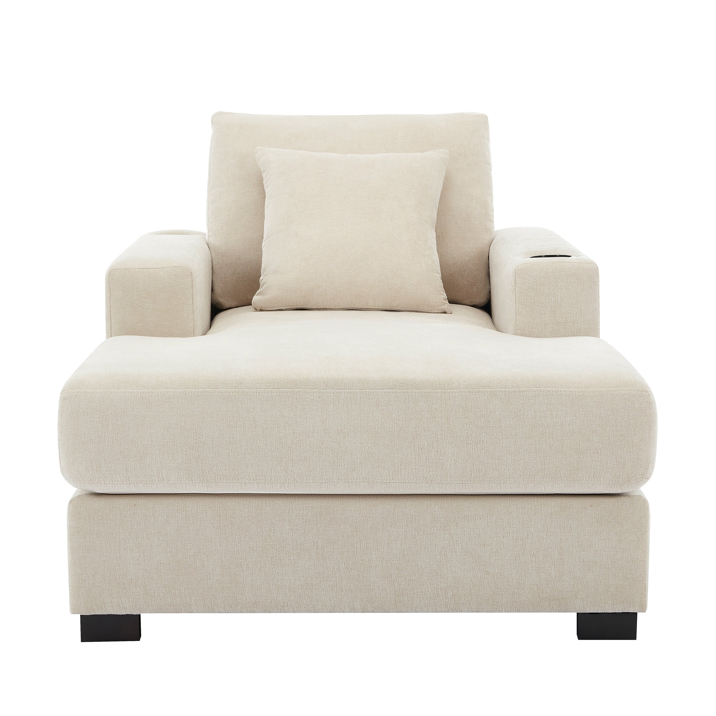 Tumbona oversized de 100.8 cm Sofá-diván de estilo moderno