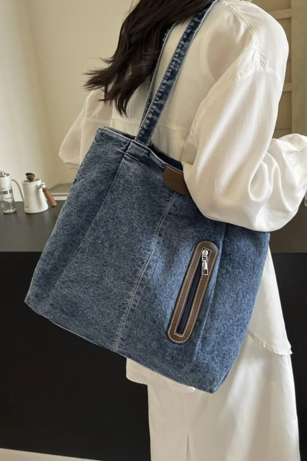 Bolso de mezclilla mediano