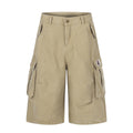 Shorts Unisex Multi-Pocket Wide Leg Slimming Versatile Vintage Casual Mid-Length Pants