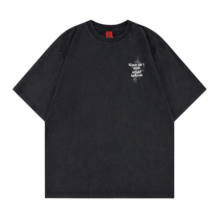 Wings printed short sleeved T-shirt