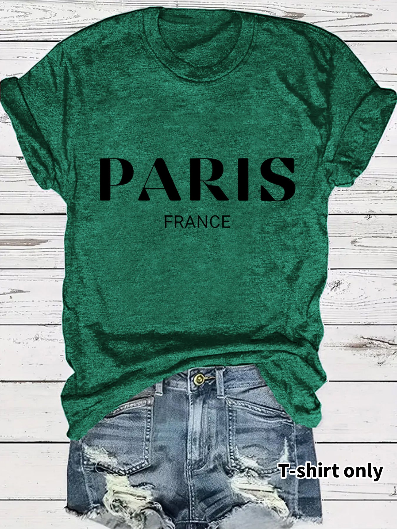 T-shirt Paris letters