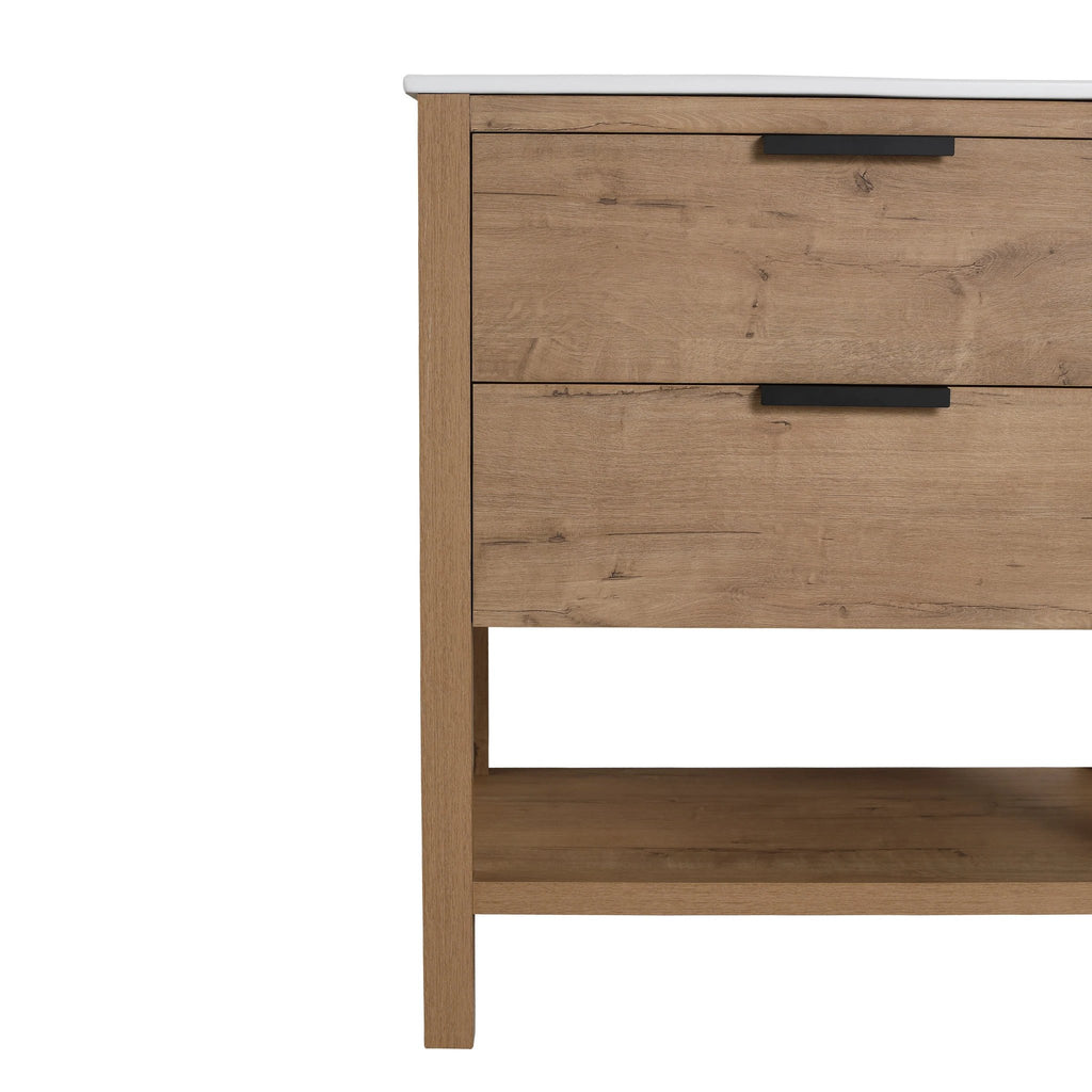 30 Inch Bathroom Vanity Plywood With 2 Drawers by eprolo