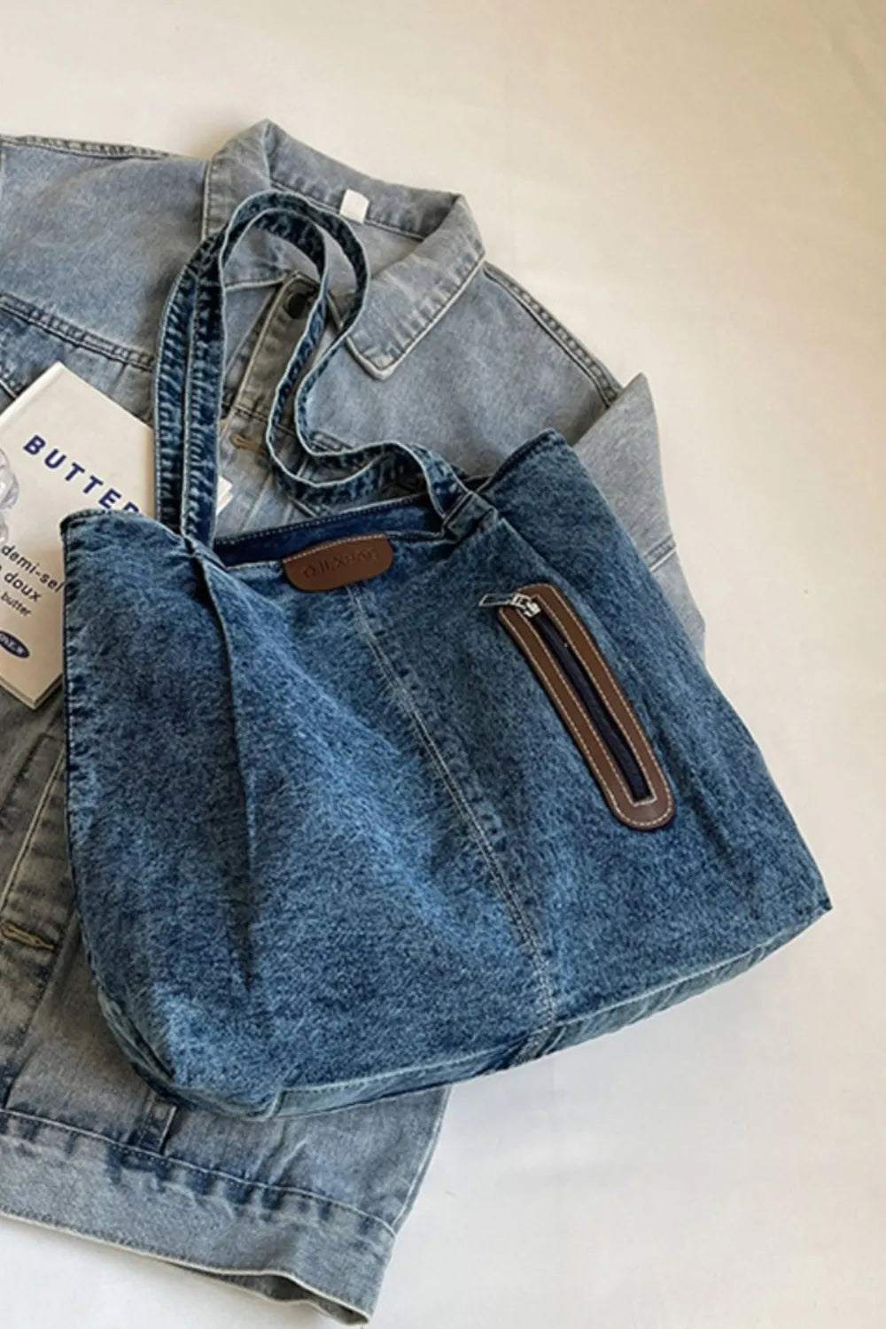Bolso de mezclilla mediano
