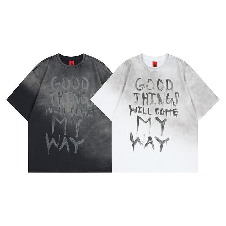 Make old spray painted letter short sleeves