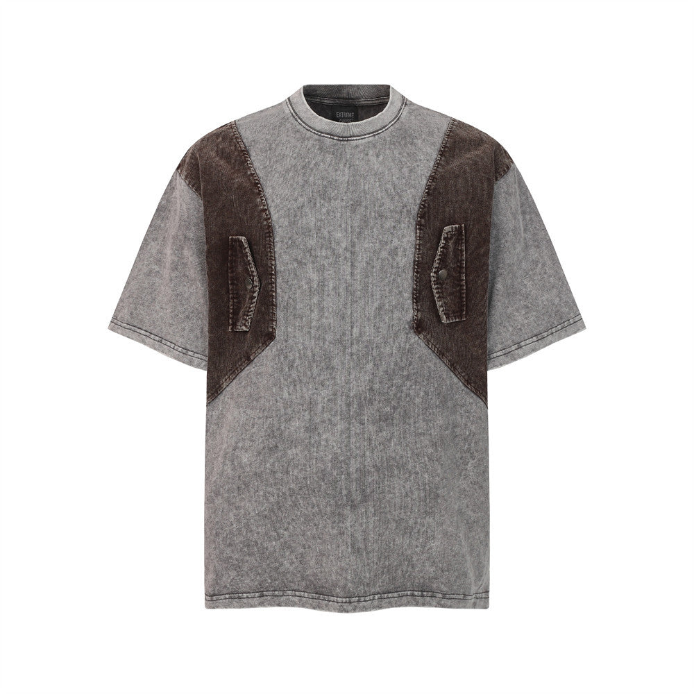 Make old washed short sleeved T-shirts