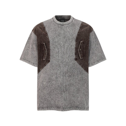 Make old washed short sleeved T-shirts