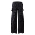 Folded Loose Straight Leg Pants by eprolo