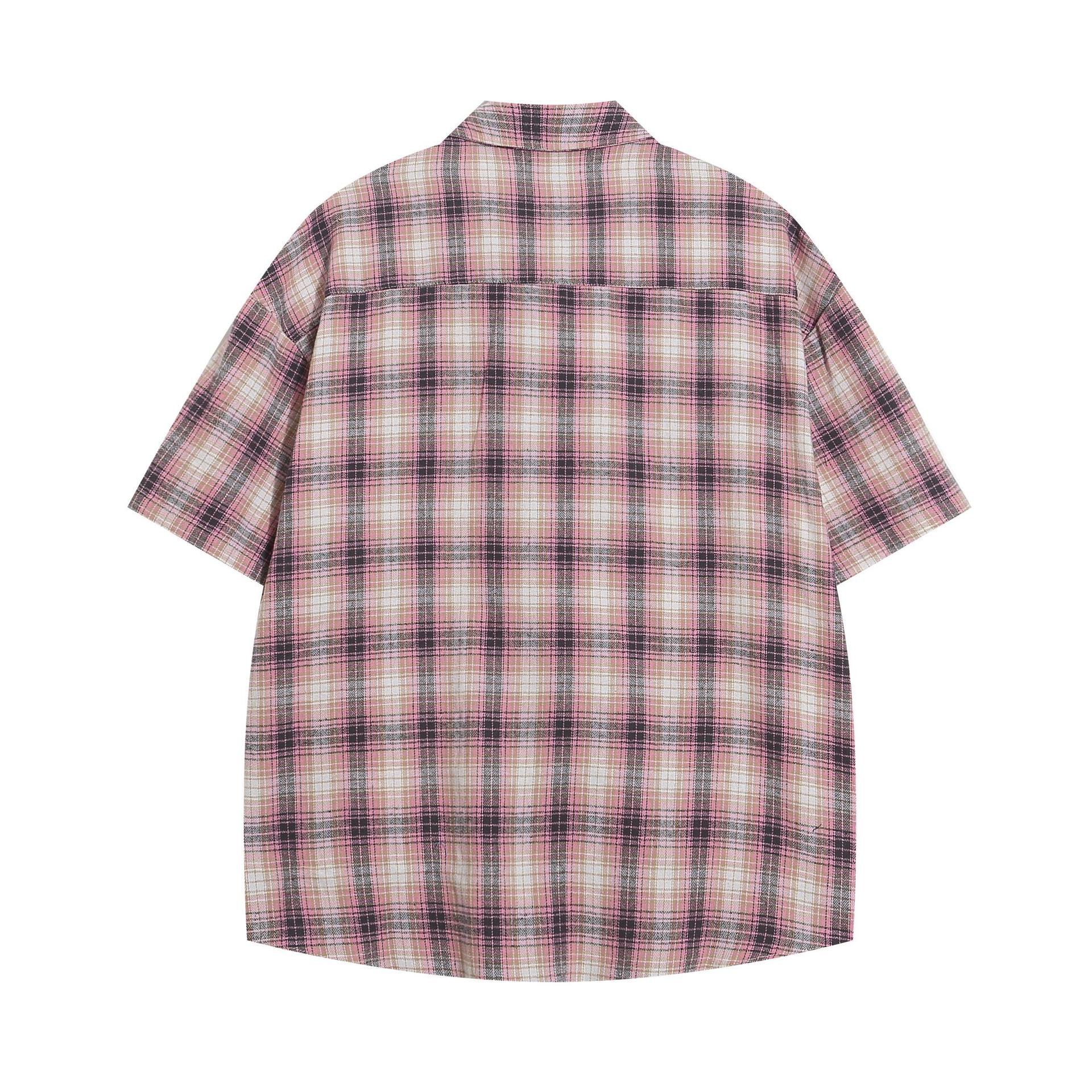 Embroidered short sleeved shirt