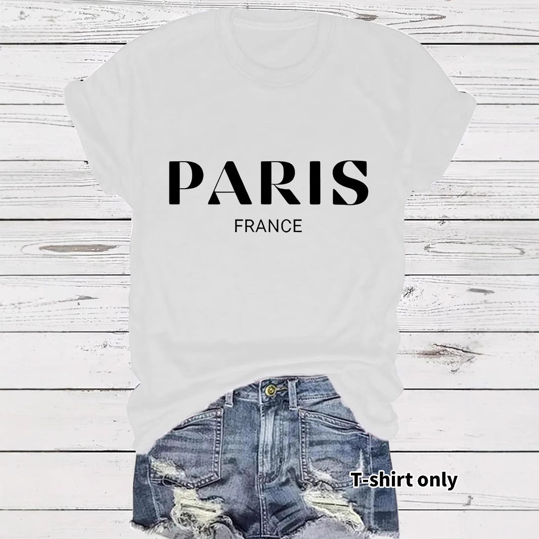 T-shirt Paris letters