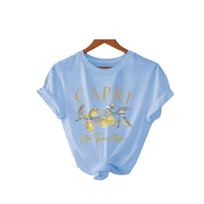 Pattern printed T-shirt