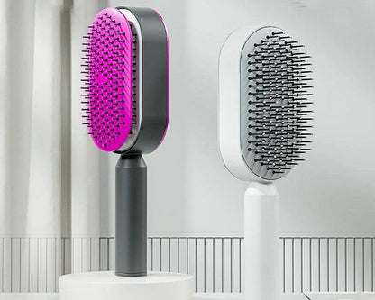 Pressing type cleaning design air cushion comb for women's long hair, specialized airbag massage comb, household hair comb by eprolo