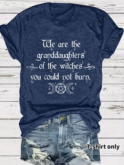 Camiseta de manga corta holgada con estampado de luna
