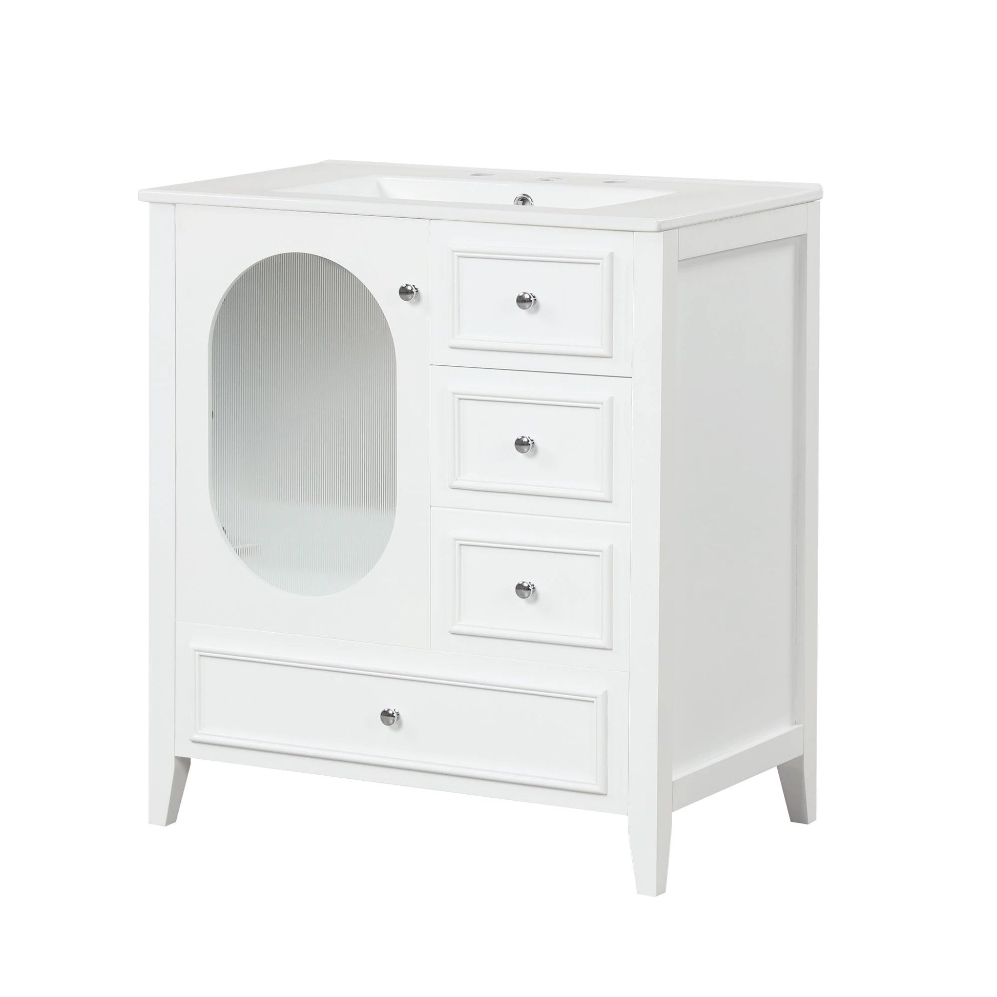 30" Bathroom Vanity with Sink by eprolo