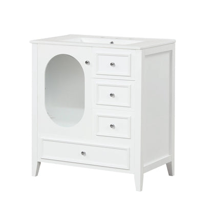 30" Bathroom Vanity with Sink by eprolo