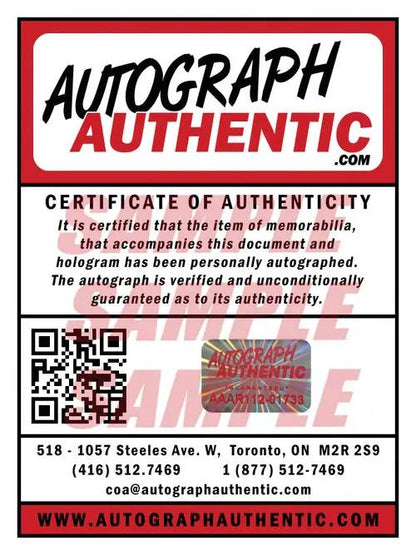 Autographed Paul Coffey Blue Edmonton Oilers memorabilia certificate by Autograph Authentic