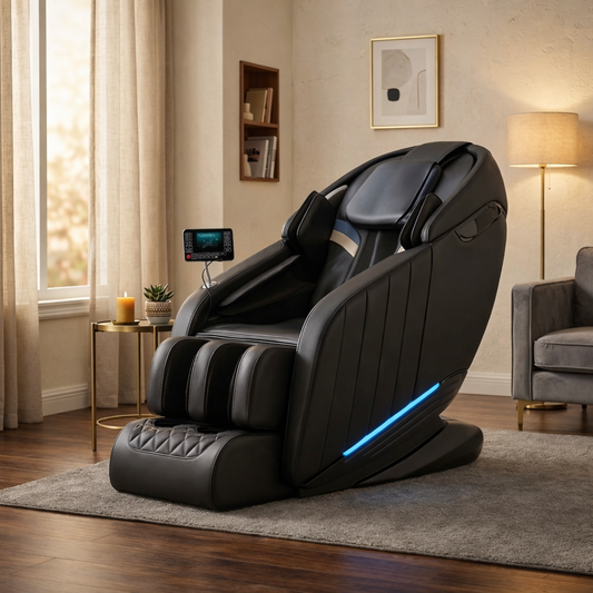 Serenity Leather Heated Massage Chair-0