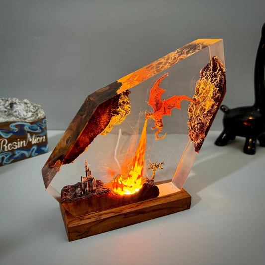 Dragonite Movie Model Night Light Resin Lamp by eprolo