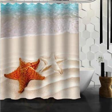 Waterproof Shower Curtain Bathroom Curtain Beach Spa Shower Curtain by eprolo