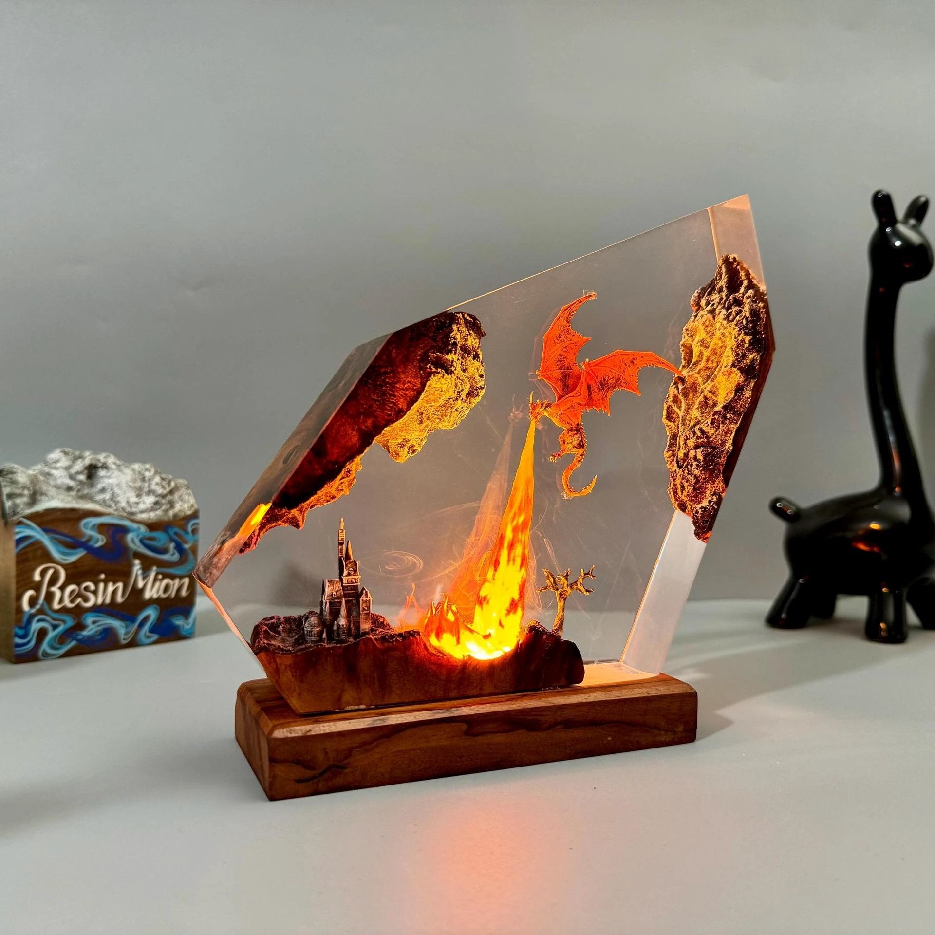Dragonite Movie Model Night Light Resin Lamp by eprolo