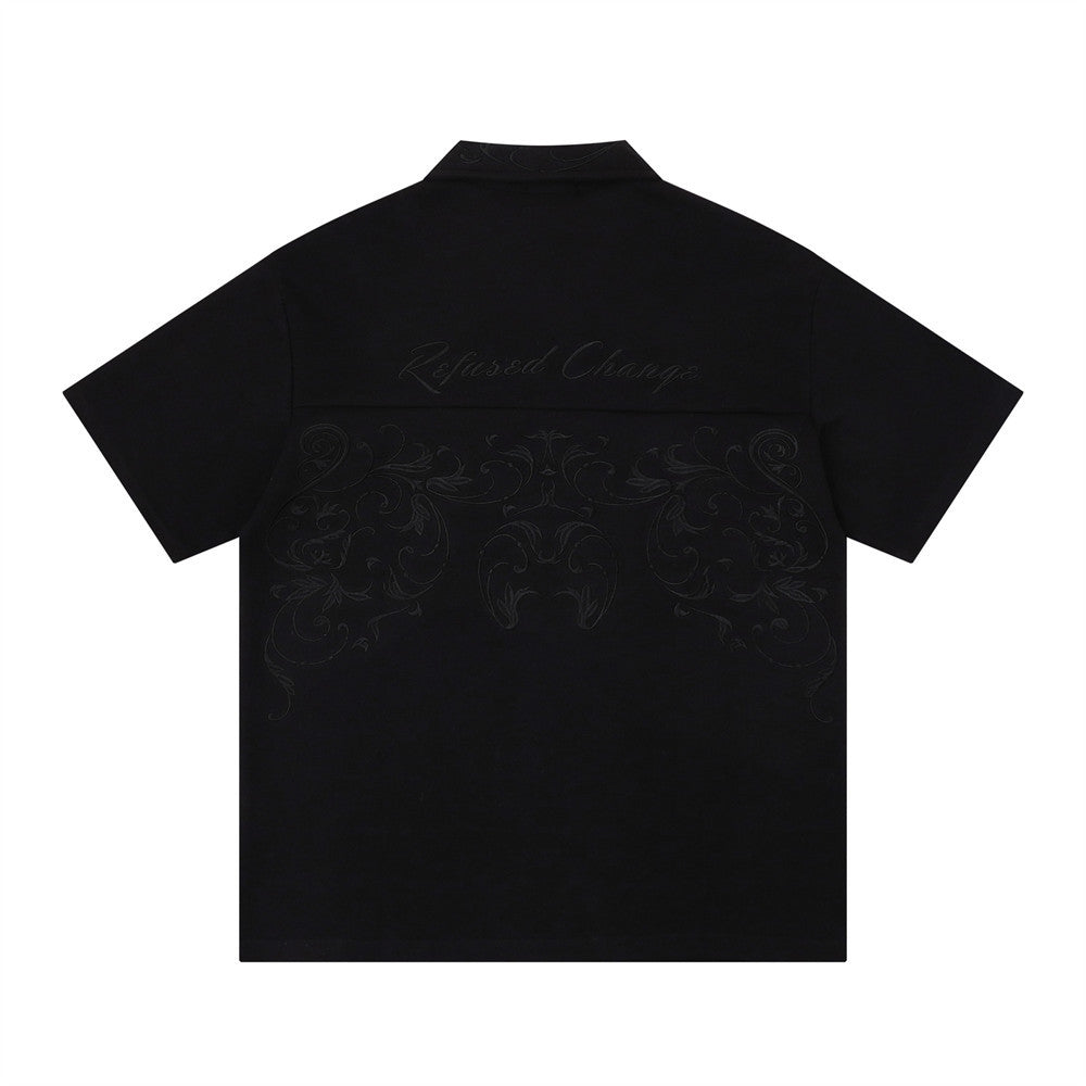 Collar short sleeved T-shirt