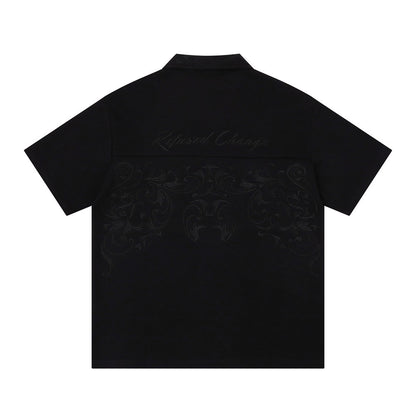Collar short sleeved T-shirt