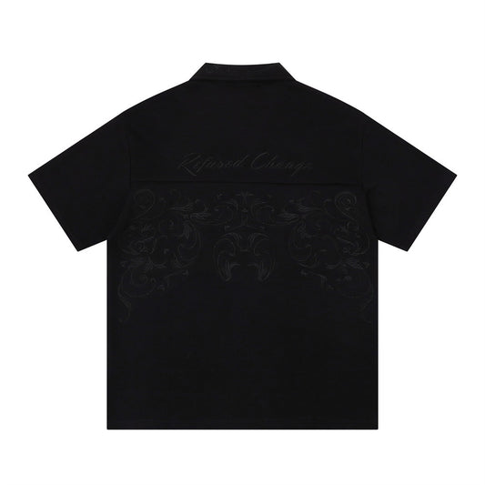 Collar short sleeved T-shirt