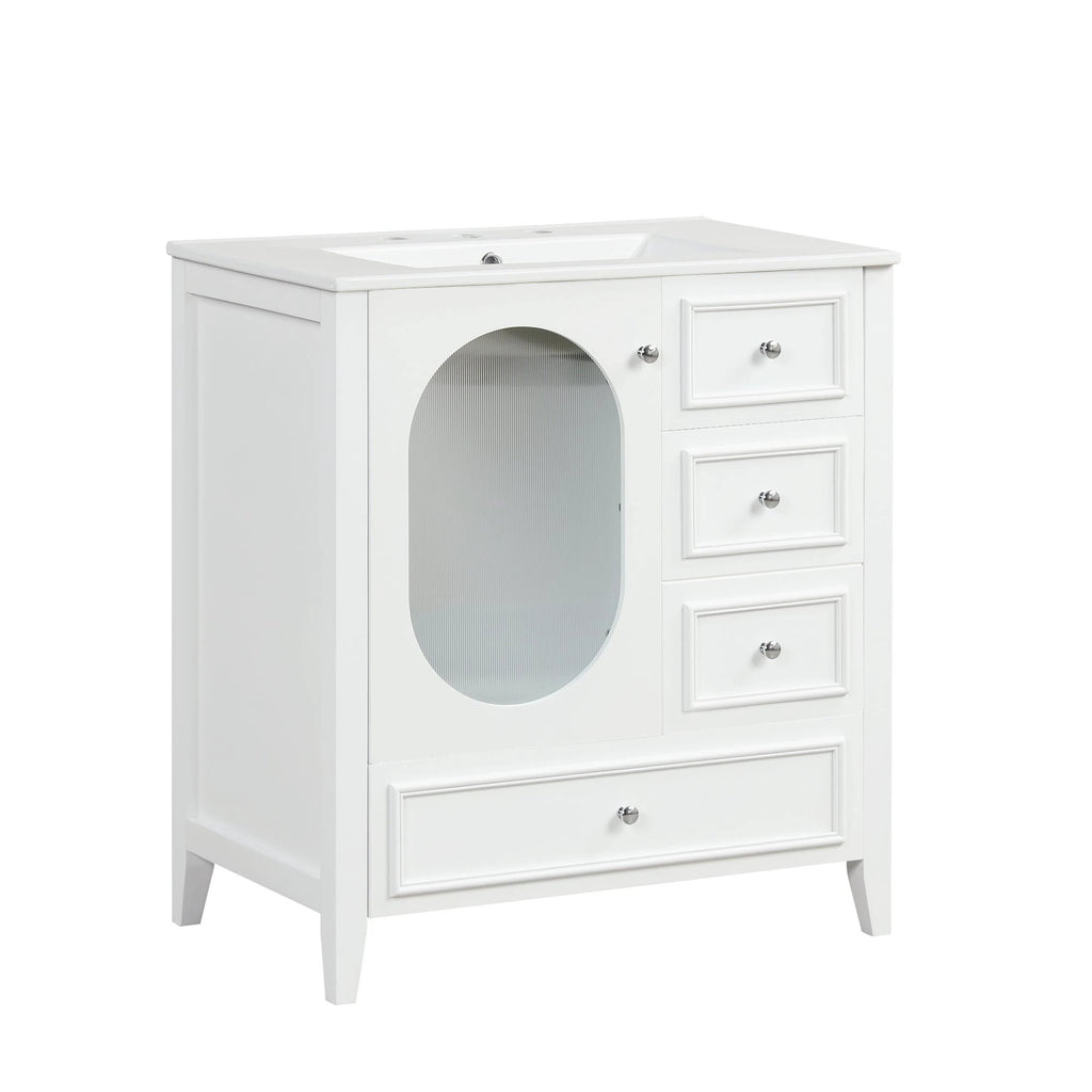 30" Bathroom Vanity with Sink by eprolo