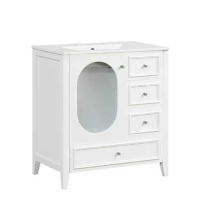30" Bathroom Vanity with Sink by eprolo