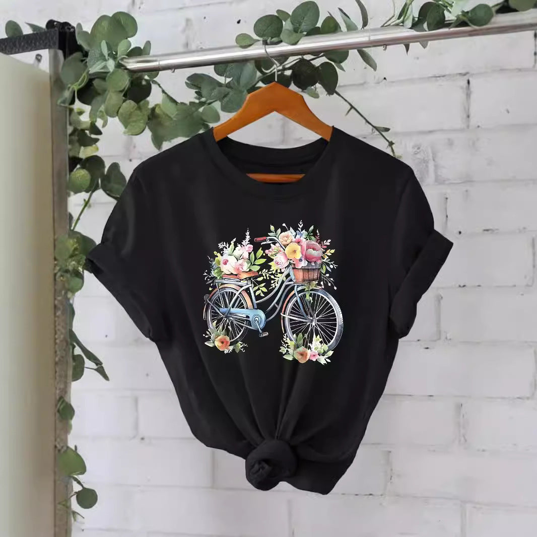 Pattern printed T-shirt